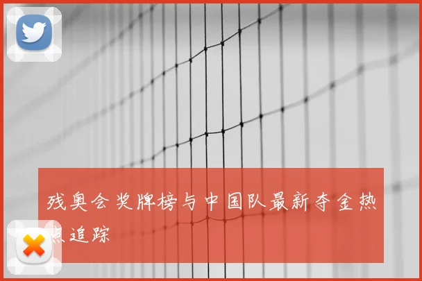 残奥会奖牌榜与中国队最新夺金热点追踪